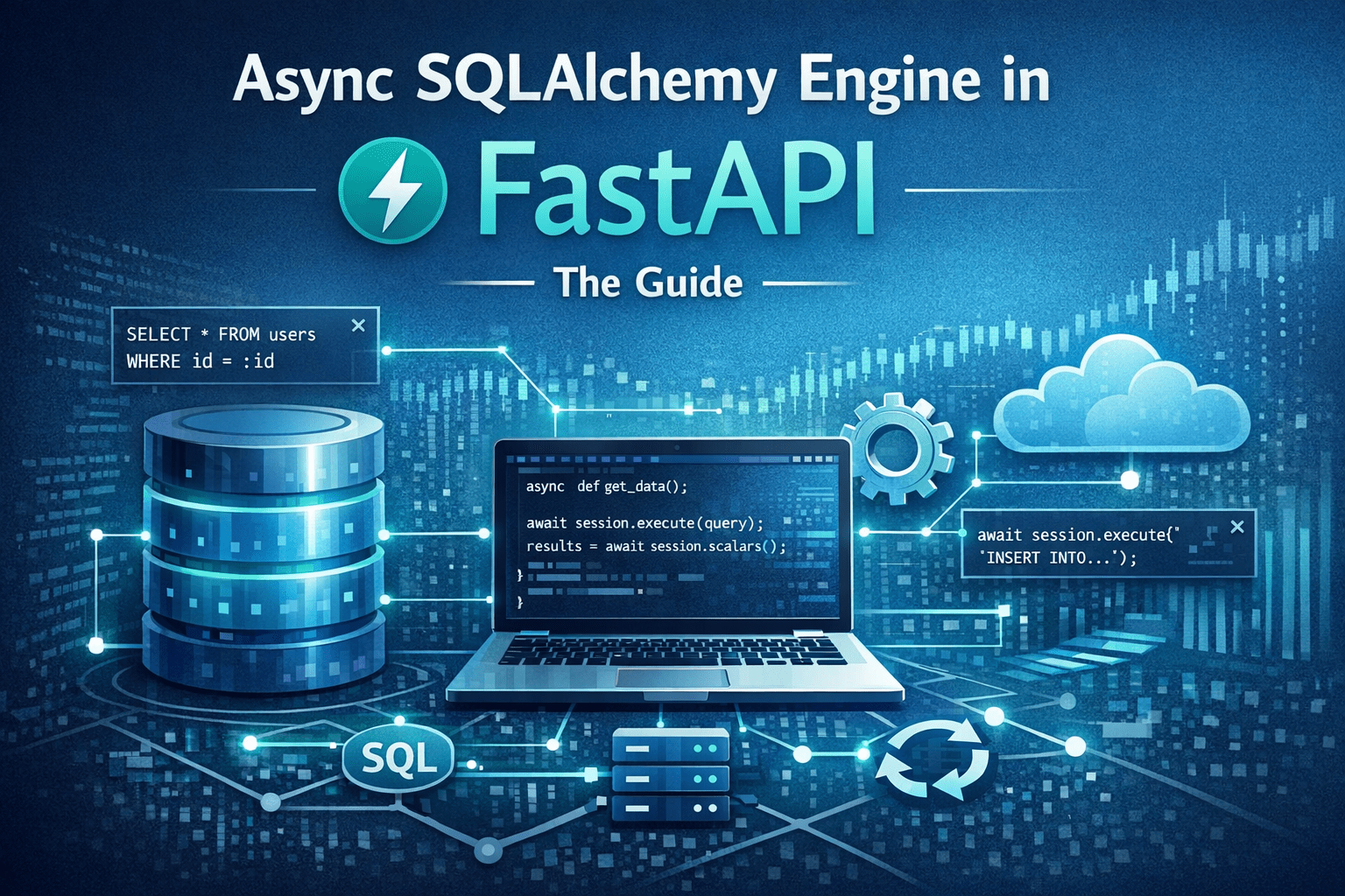 async sqlalchemy engine in fastapi