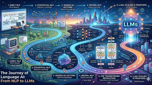 From NLP to Large Language Models